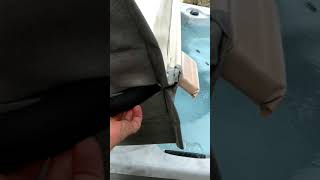 Hot tub cover removal assist mechanism