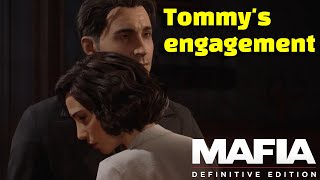 Tommy & Sarah engagement scene in Mafia: Definitive Edition game