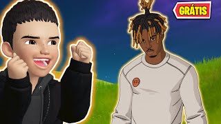 RECEBI A NOVA SKIN DO JUICE WRLD TOTALMENTE DE GRAÇA NO FORTNITE!