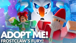 🎁Defeating Frost Fury and getting Christmas eggs🎅Adopt Me Christmas week 2!