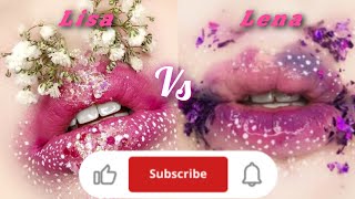 Lisa or Lena #lipstick #Viral Video Subscribers 🥰