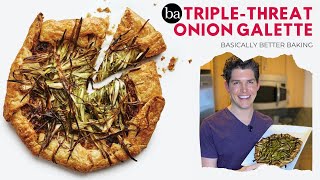 Testing Sohla's Triple Threat Onion Galette | Basically Better Baking | Bon Appétit Review 68