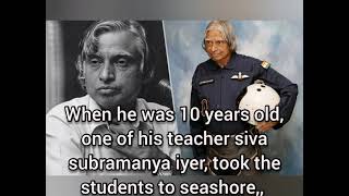 How abdul kalam inspired by his teacher towards birds in flight.