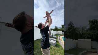 Cute baby and father love👶🫶 kids world 🧸#kidsworld