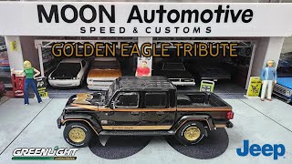 The Greenlight Showcase. The 2020 JEEP GLADIATOR J-10 GOLDEN EAGLE TRIBUTE #diecast