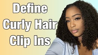 Define Curly Hair Routine | Blend Leave Out | Maintain Better Length Clip Ins