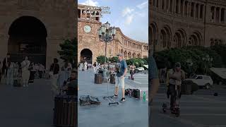 Percussion on Bottles: The Entertaining Busker in Yerevan, Armenia