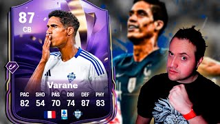 ¡En lo más TOP! Don Raphaël Varane 87 EOAE | MI EXPERIENCIA | Player Review | FC 25 Ultimate Team