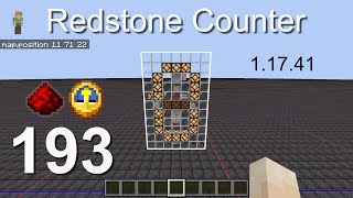 How to build a Redstone Counter (1.17.11) - Minecraft Bedrock Tutorials(193)