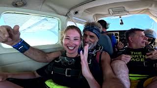 Kyra First Skydive! Tandem Jump from 10000 feet at iJump Gran Canaria