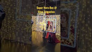 Super Hero Day-Glow Edmonton #shortvideo #avengers #yeg #edmonton #shorts #christmas #canada #shorts