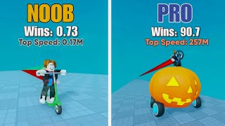 The Ultimate Challenge Noob To Pro - Jack O Lantern Car (Race Clicker Roblox)