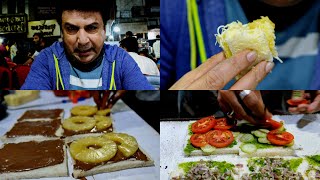 Cheese Pineapple Sandwich at Manek Chowk, Ahmedabad