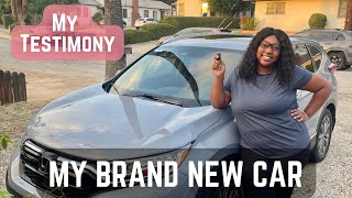 MY TESTIMONY - HOW GOD BLESSED ME WITH A NEW CAR! 🚙