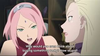 Ino makes fun of Sakura's small breasts