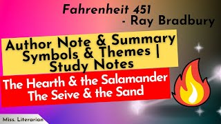 Fahrenheit 451 by Ray Bradbury Summary Themes Symbols #farenheit451 #raybradbury #americanliterature