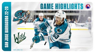 Wild vs. Barracuda 11/29/22 | AHL Highlights