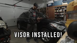 INFINITI EX35 RAIN GUARD INSTALL | LOWCALS