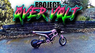 project OVER VOLT : HomCom 24V 300w Kids Electric Dirt Bike BRUTAL Adult Off Road Ride