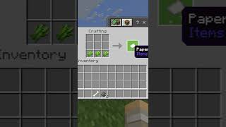 How To Make White Firework Rockets In Minecraft #Shorts