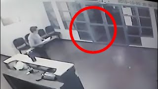 Fantasma es captado en una comisaria 🔴 Ghost is caught in a police station