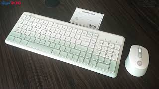 5STAR MKW200 WIRELESS KEYBOARD + MOUSE GREEN