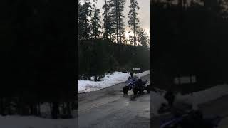 YAMAHA YFZ450R drift 720 DONUT