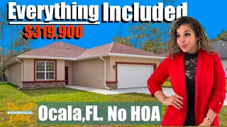 Brand New Home in Ocala, FL!  NO HOA | 3 FULL Bathrooms |  No Carpet