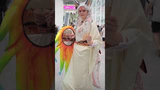 Look at this awesome human cosplay from Okami! Cosplay found at Comic Con 2023 #shorts