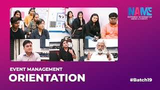 Event Management Orientation | Batch 19 | NAME | Kolkata