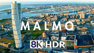 Malmo, Sweden in 8K HDR Dolby Vision 10 BIT (60 FPS) Drone Video