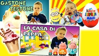 GASTONE TESTONE, LA CASA DI PEPPA PIG e tantissime KINDER SORPRESA MAXI 😱😍