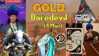 Golden Daredevil Feat (4-man)