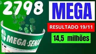 Mega-sena 2798-Resultado da Mega Sena de hoje Concurso 2798