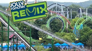 Jolly Rancher Remix is the Best Themed Coaster at Hersheypark!