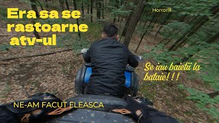 ROAD prin PADUREA NECUNOSCUTA❌Era sa ia bataie👊, APROAPE sa RASTOARNE ATV-ul😱