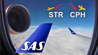 ✈︎ FULL FLIGHT ✈︎ Scandinavian Airlines SAS - AMAZING VIEW TRIP to Copenhagen