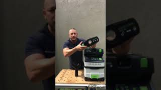 How to use some accessories with a Festool Dust Extractor.