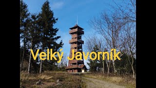 Rozhledna Velký Javorník on an autumn day.