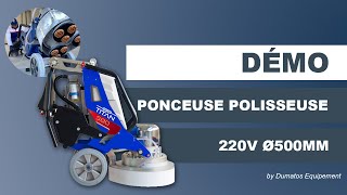 Ponceuse polisseuse de sols 220V Ø500mm - DUMATOS EQUIPEMENT