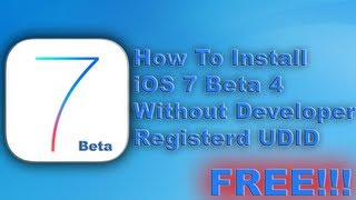 How to install iOS 7 Beta 4