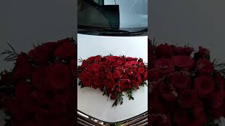 car flower decor