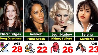 Famous Actresses Who Died To Young in Their 20s