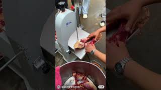 Cattle bone cutting machine cooking food #shortvideo #bones #chef