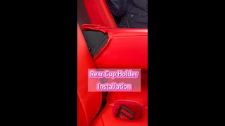 How to Install Tesla Model Y Rear Cup Holder Cover? -Would You Like It? #follow #usa #freesoo