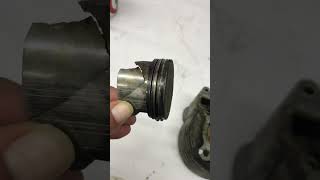 The piston was torn apart The piston from 125cc is jammed, major engine repair  #tuningparts #tuning