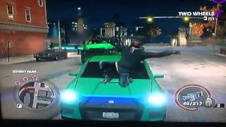 Saints Row the third: Man stuck on a car!