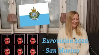 Eurovision 2020 - San Marino - Reaction to Senhit "Freaky!"