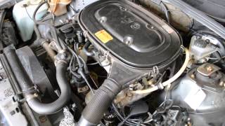 Mercedes 190E 1.8 cold start up after intake rubbers change