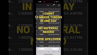 MBASE , TRUE SPILLOVER  GENIUS SYSTEM , THIS WILL GROW BIG #multilevelmarketing #cryptocurrency